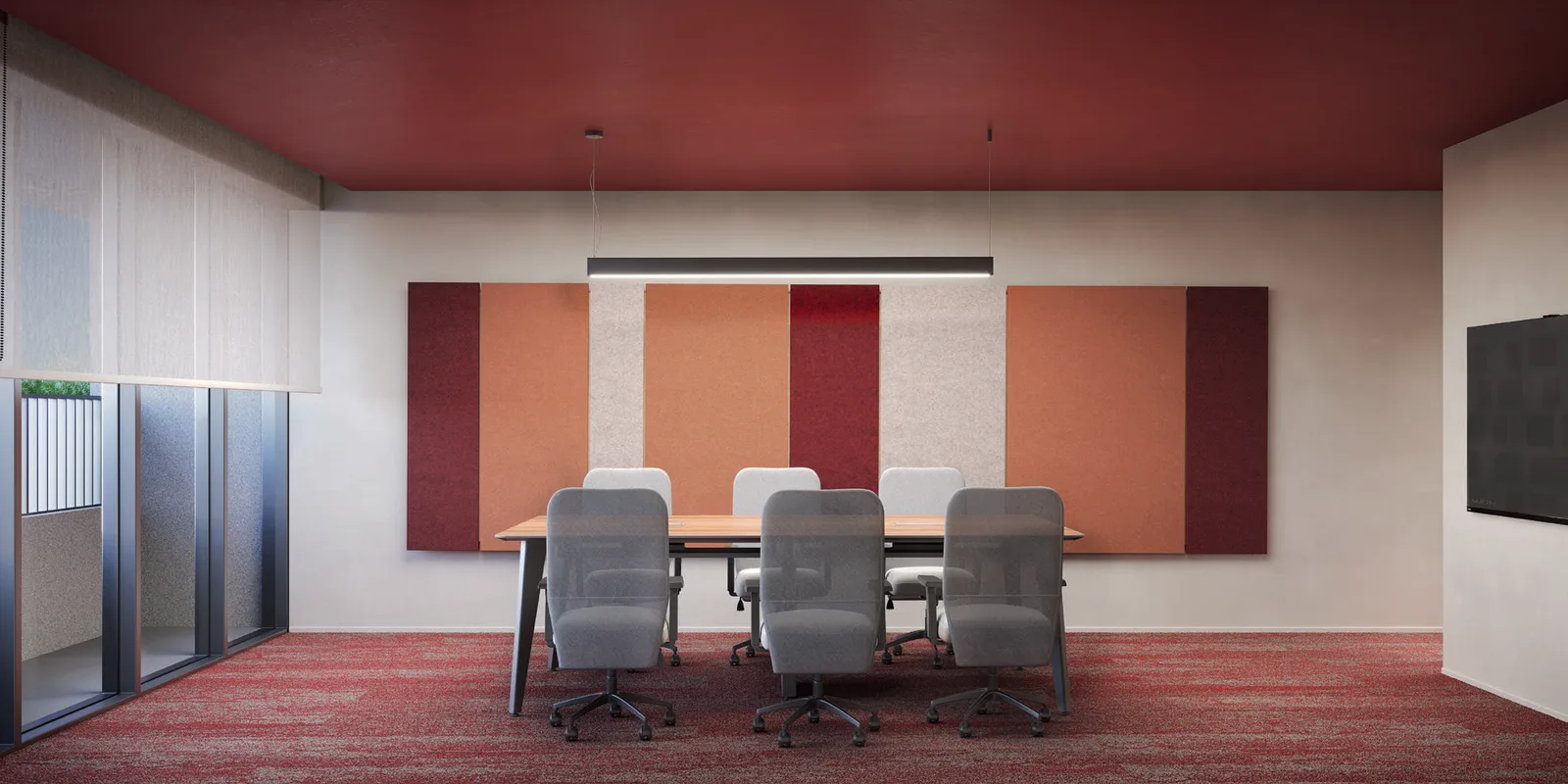 Sala de reunião compartilhada do 7º andar